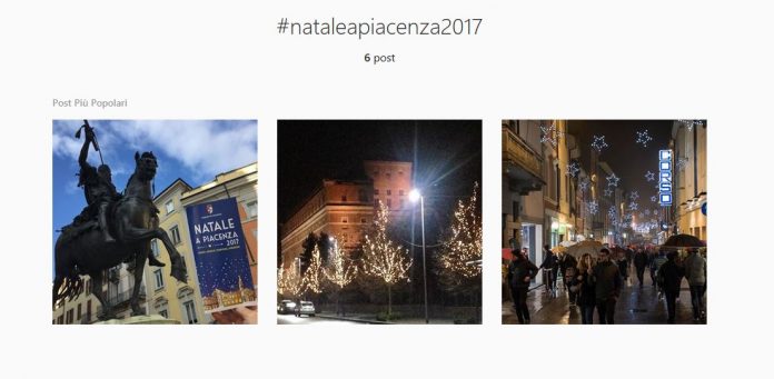 Natale a Piacenza visto e fotografato dagli Instagrammers