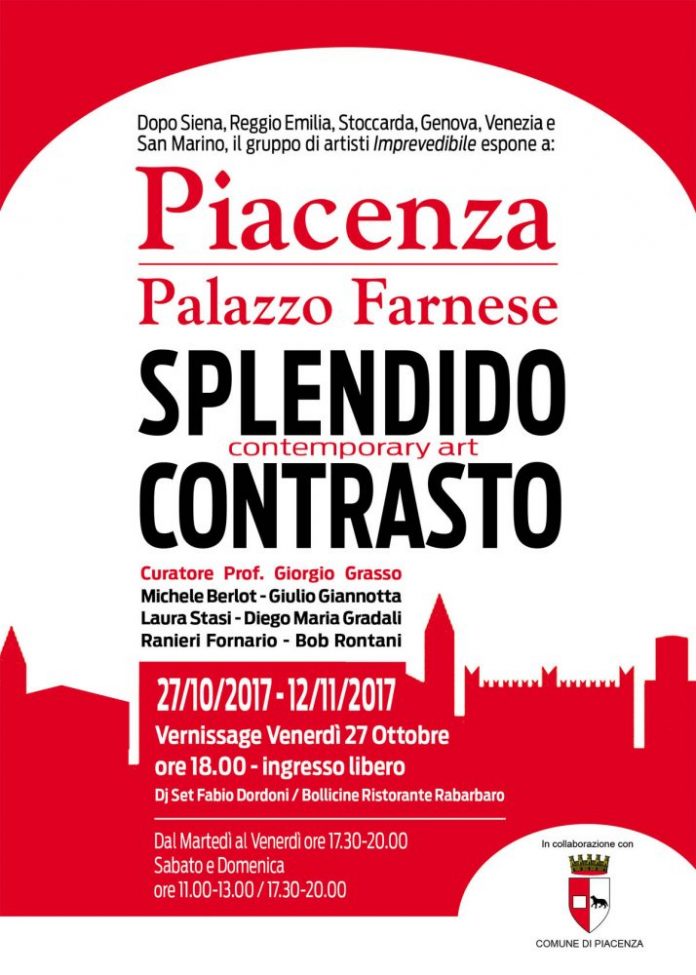 Prosegue a Palazzo Farnese la mostra di arte contemporanea “Splendido contrasto 2017”