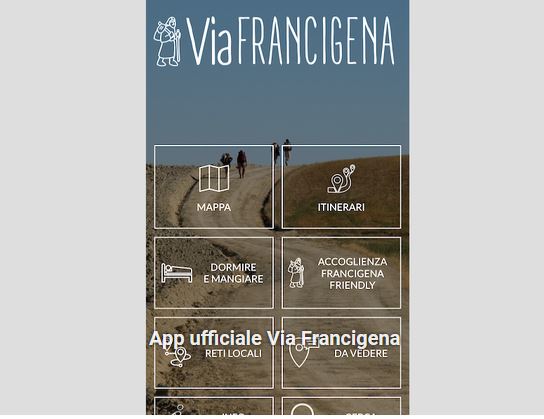 Presentata la App ufficiale della Via Francigena