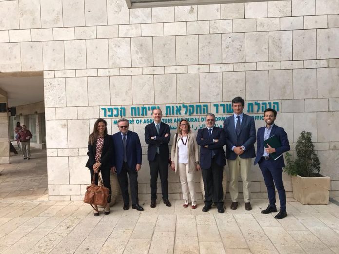 La delegazione di Confagricoltura al Ministero dell' Agricoltura israeliano